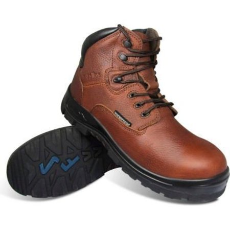 LFC, LLC Genuine Grip® S Fellas® Men's Poseidon Comp Toe Waterproof Boots Size 11W, Brown 6051-11W
